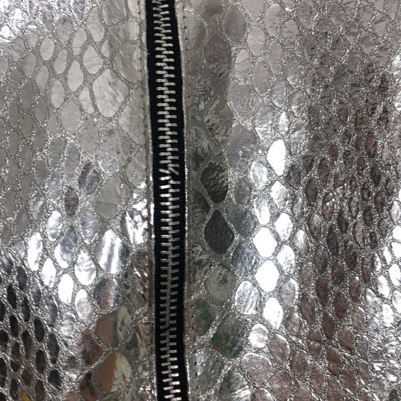 Milly Mirrored Python Mini Skirt - Picture 10 of 15